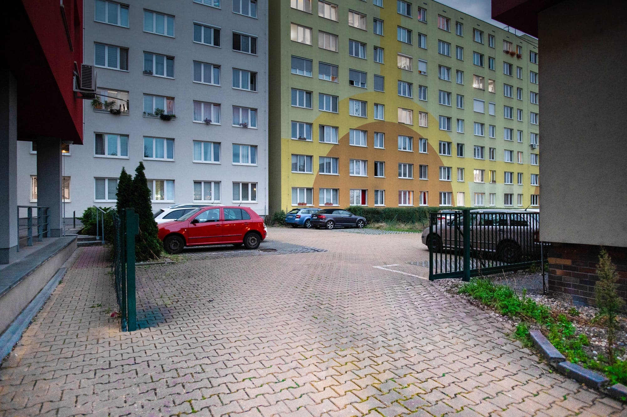 Il parcheggio del club